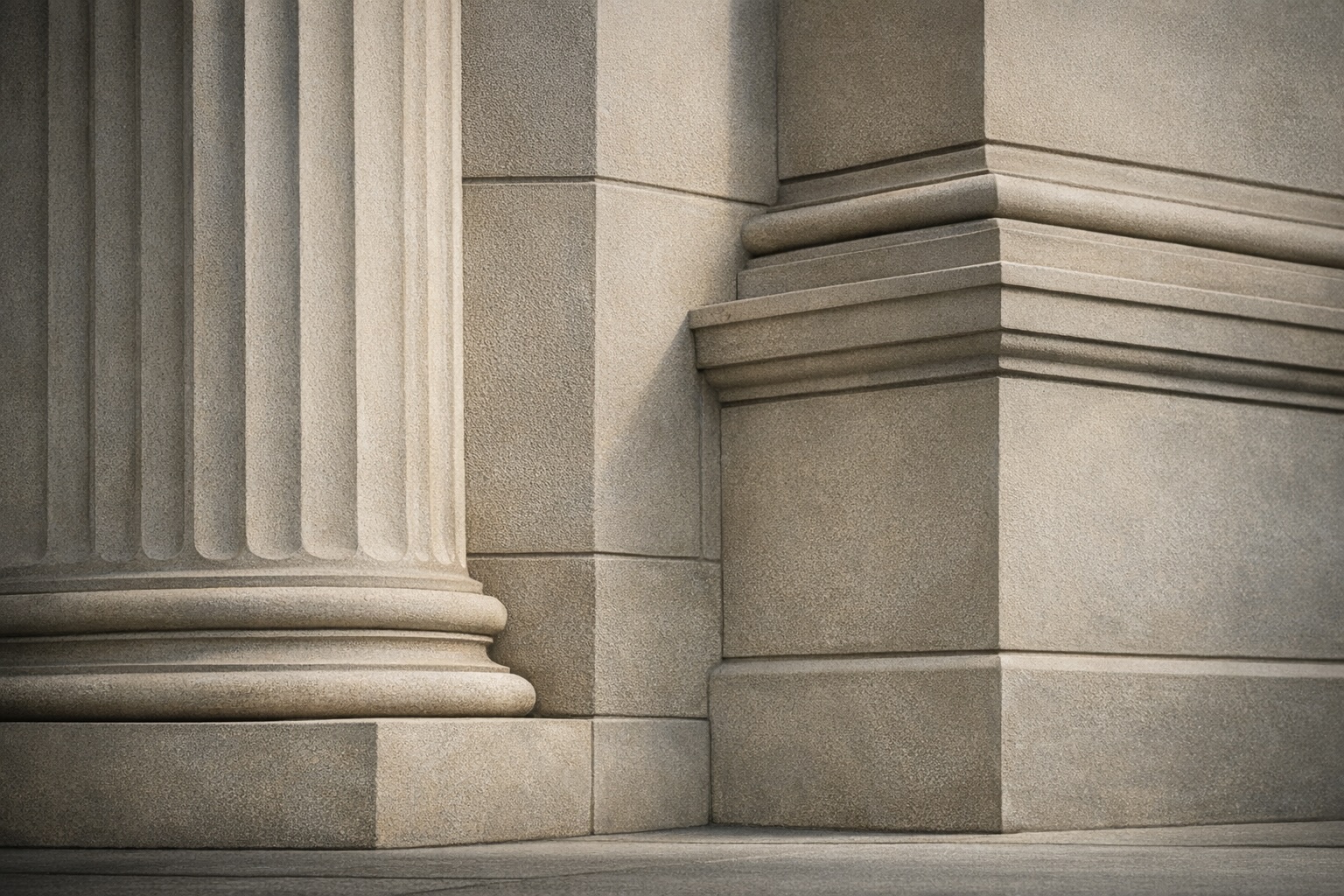 Architectural column and base.